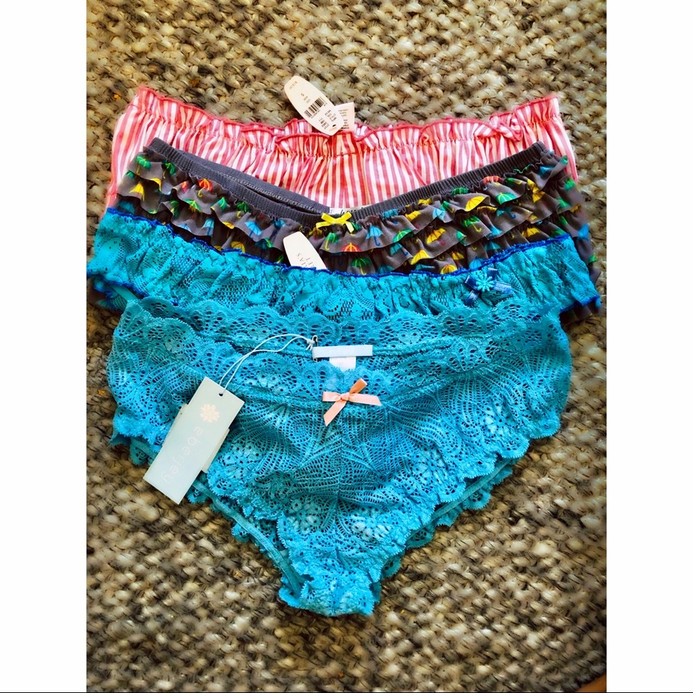 Lot of 4 brand new panties! VS, Eberjay, Honeydew